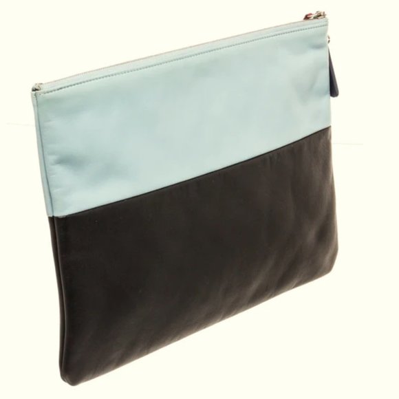 PREOWNED * Chanel Multicolor Lambskin Leather Airplane Clutch - Picture 4 of 6